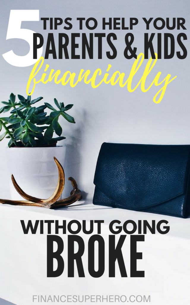 Caught in the Middle 5 Tips to Help Your Parents and Kids Financially